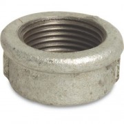 ½" Galvanised Round Cap